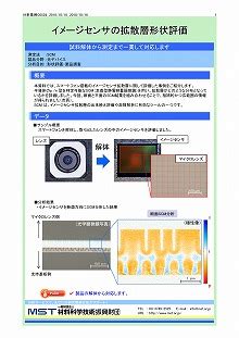 scm分析|SCMによるイメージセンサの拡散層形状評価(C0534)